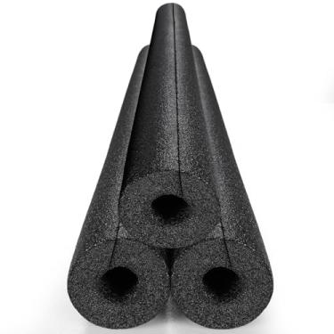 Imagem de Pangda Pacote com 3 macarrão de piscina, 55 cm, grampo de natação, espuma vazada, grande, pré-fenda, proteção para natação, projetos de artesanato flutuante, acolchoado (preto)