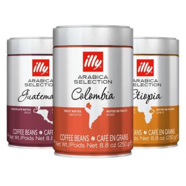 Imagem de Café Em Grão, 3 Latas De 250G, Illy Selection - Illy café