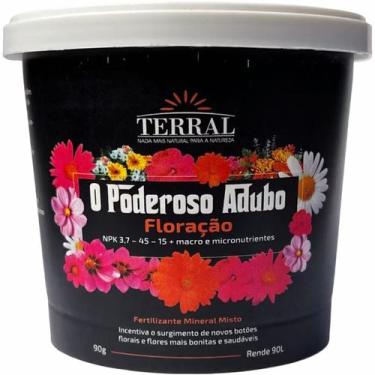 Imagem de O Poderoso Adubo Floração 90g Fertilizante Mineral Misto N3.7-P45-K15 