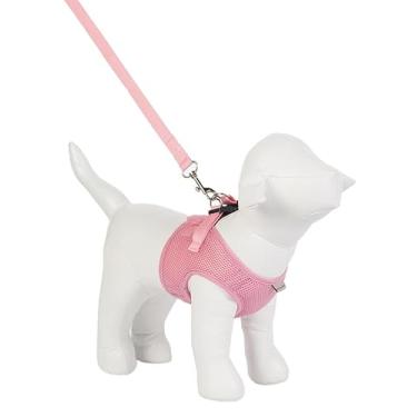 Imagem de Peitoral Urban Puppy para Cães Colete Aerado Rosa - Tamanho P
