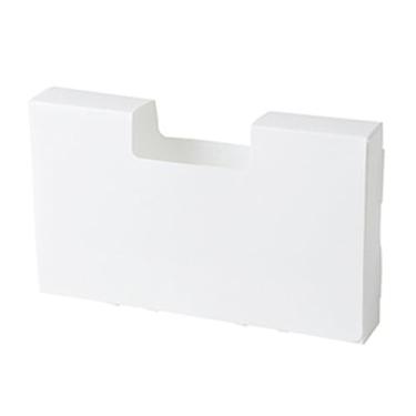 Imagem de Caixa de armazenamento de filme da aderência Dispensador de cozinha multifuncional Organizador de plástico Organizador de lixo Solador de lutas de uso único recipiente para gaveta (Tamanho pequeno