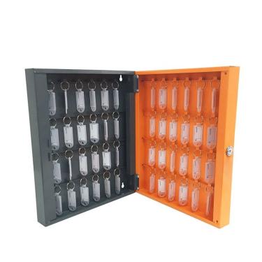 Imagem de Porta Chaves Com 48 Chaveiros Cinza E Laranja Presto