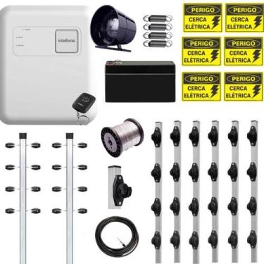 Imagem de Kit Cerca Elétrica Industrial Intelbras ELC 5001 para 40 Metros de Mur