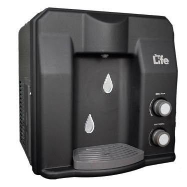 Imagem de Purificador De Água Gelada Flex He Top Life Ph Alcalino Preto 220V