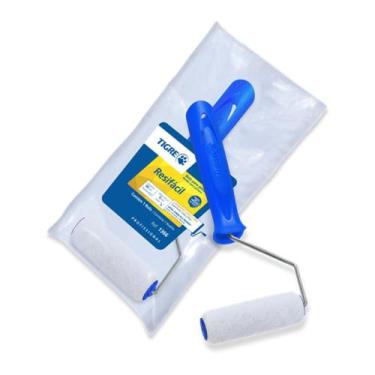 Imagem de Rolo de Lã 9cm Epóxi 1366 Tigre com Suporte  Acabamento Fino - 000024