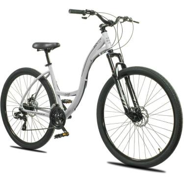Imagem de Bicicleta Aro 29 South Curving 700 Vintage Retro 21v Câmbios Shimano Branco