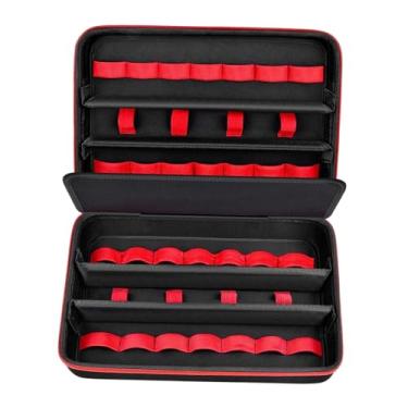 Imagem de Fenteer Bolsa organizadora para carrinho de brinquedo, recipiente rígido de EVA, suporte para armazenamento de brinquedos colecionáveis, bonecos de ação