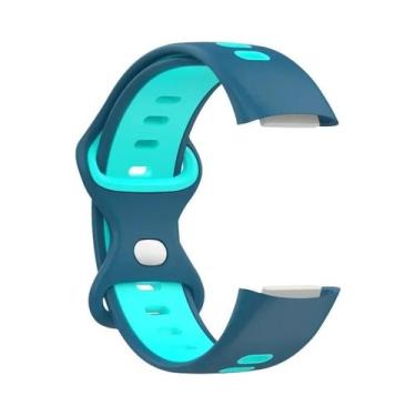 Imagem de Fitbit Charge 6 5 Silicone Sport Strap Substituição Smartwatch Band Pu