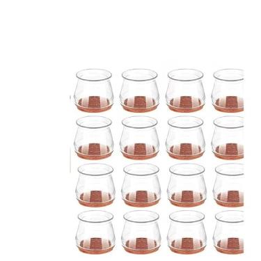 Imagem de Peças Protetor Para O Pé Da Cadeira Mesa De Silicone(QUADRADO 2,5 CM)