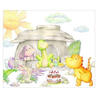 Imagem de Papel de Parede Adesivo Infantil Dinossauros Quarto Criança - 650pcm -