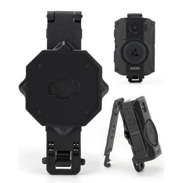 Imagem de Suporte para câmera Molle compatível com Axon Taser Body Camera 2/3/4 - Suporte Molle de alumínio leve para colete tático e uniforme