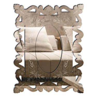 Imagem de Espelho Decorativo Veneziano Pegui 24X32 3896 - Creatus