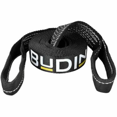 Imagem de Cinta de Reboque 5 Toneladas Budin | 6m | Cabo de Resgate p/Carros, SUVs, Caminhonetes, Pick-ups e Jipes Atolados ou em Pane | Fita 100% Poliéster Alta Resistência | Certificado de Tração e Garantia