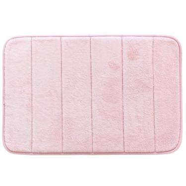 Imagem de Camesa Tapete de Banheiro Super Soft Anti derrapante 60x40cm - Rose