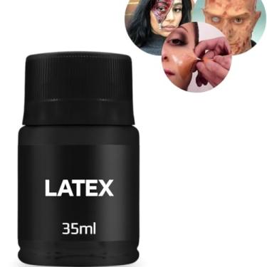 Imagem de Látex Líquido 35ml para Maquiagem Artística e Efeitos Especiais – Pele Falsa, Feridas, Cicatrizes, Queimaduras Fake, Teatro, Cinema, Cosplay e Halloween