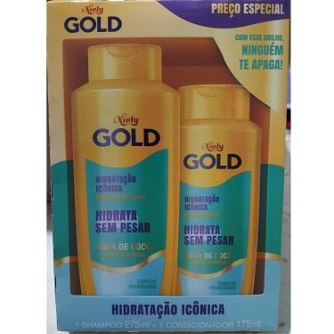 Imagem de Hidratação Icônica Niely Gold Shampoo e Condicionador Água de Coco + Extrato de Babosa