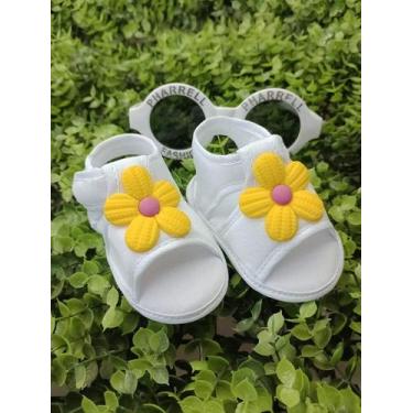 Imagem de Sandalia de Bebê Recém-Nascidos Macia Passeio Casuais Meninas Verão - 