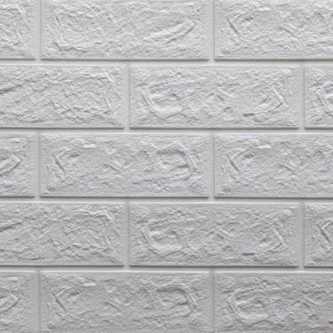 Imagem de Placa Adesiva 3d Tijolo Branco 70x77cm - Pa035 - Plavidecor