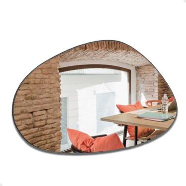 Imagem de Espelho Decorativo Nuvem Orgânico Lapidado 55x75cm Moderno Grande de P