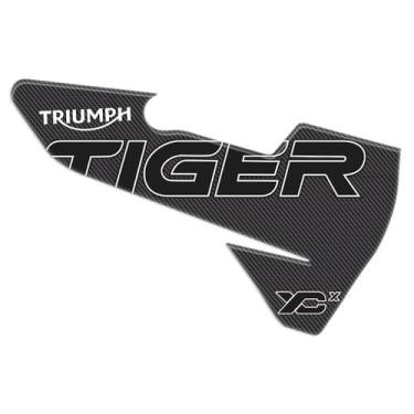 Imagem de Protetor Adesivo Escapamento Compatível Tiger 800 Xcx 2020 - Resinado 
