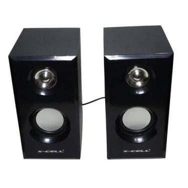 Imagem de Caixinha Som Potente 10w P2 Usb Caixa de Computador Som Alto - X-CELL,