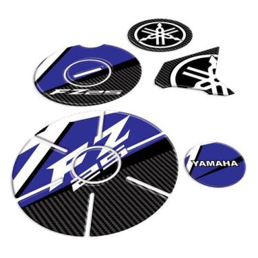 Imagem de Adesivo Protetor Tank Pad Resinado Compatível com Moto Fz25 2017 a 202