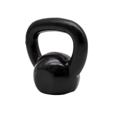 Imagem de Kettlebel Emborrachado Revestido Ahead Sports 4 kg Preto-Unissex