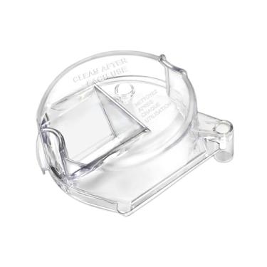 Imagem de SDRZJX Tampa de montagem de moedor transparente compatível com os modelos de moedor de café Cuisinart DGB-500 DGB-500BK DGB-600 DGB-600BCC DGB-625 Substituição: DGB-500GLID