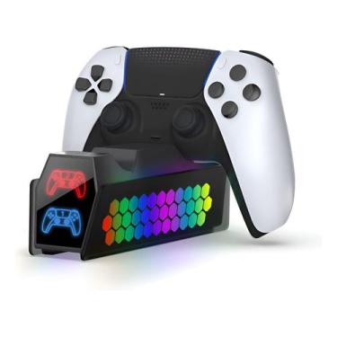 Imagem de Base Carregadora Dock Carregamento Duplo Para Controle Ps5 - Dobe, Pre