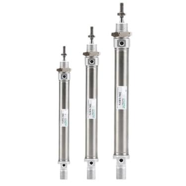 Imagem de Cilindro DSNU10 DSNU16 DSNU20 DSNU25 DSNU32 DSNU40 DSNU40-10-P-A Mini cilindro pneumático redondo de aço inoxidável 1Ps (60-P-A, DSNU-25)