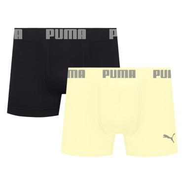 Imagem de Kit 2 Cuecas Puma Boxer Sem Costura Masculina