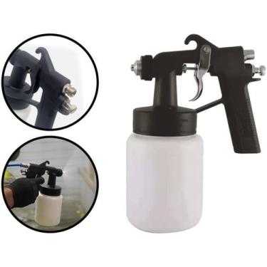Imagem de Pistola Para Pintura Ar Direto Bico De 1,3mm Com Copo De 500ml Fertak