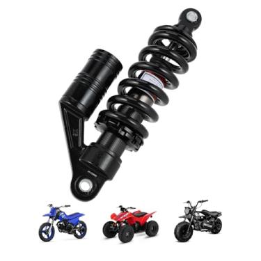 Imagem de NACORE Amortecedor traseiro de motocicleta de 280 mm com airbag externo universal para Dirt Pit Bike Off Road Mini Scooter, Knight Black