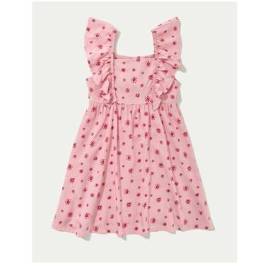 Imagem de Hering Kids Vestido com Babados Rosa-Feminino