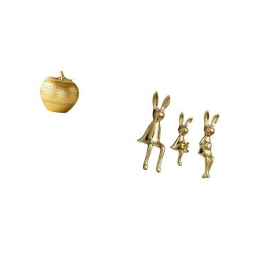 Imagem de Fenteer Estatueta de de Resina Moderna, Ornamento de Escultura para Mesa, Estante, Sala de Jantar, Quarto, Escritório, Decoração de Armário