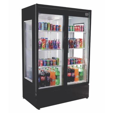 Imagem de Refrigerador Expositor Vertical Frilux 1200 Litros Preto 2 Portas de Vidro 220V RF-006