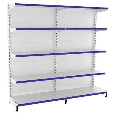 Imagem de Gôndola Parede Prateleira Lateral 1 Inicial e 1 Continuação