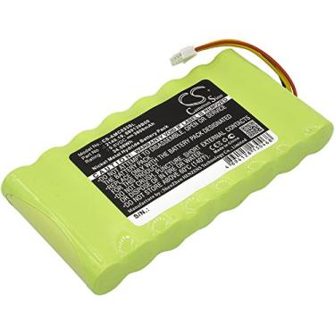 Imagem de MAUSOCELA Bateria de substituição de equipamento de pesquisa de 3600 mAh, compatível com 3945/3945-B,8333,8335,8336,8435, CA6116, CA6550, CA6555, Osciloscópios OX
