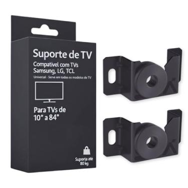 Imagem de Suporte Para Tv Fixo TCL LG Samsung 10 A 84 Polegadas Painel E Parede