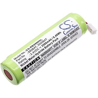 Imagem de MAUSOCELA Bateria de substituição de equipamento de pesquisa de 3500 mAh, compatível com C3500 Laser Metland, LS521, LS522, UL521, UL522