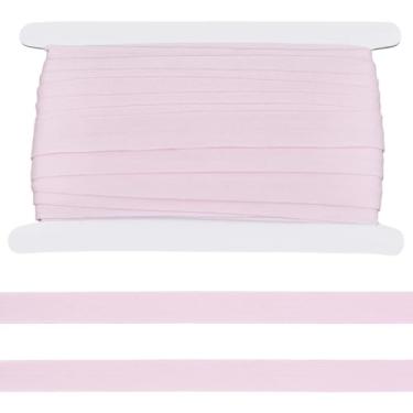 Imagem de MAYJOYDIY Faixa elástica de silicone rosa de 16,4 metros, faixa elástica antiderrapante de 2 cm, correia elástica de borracha, cinto para costurar, faça você mesmo, acessório de roupa íntima, faixa de