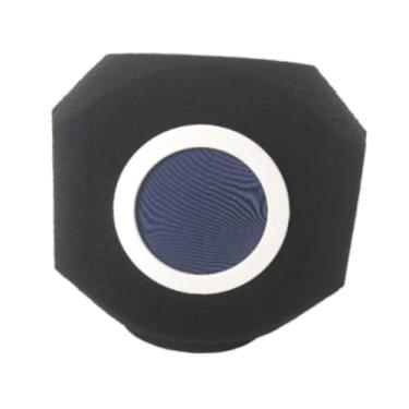 Imagem de Colaxi Esponja à prova de som para microfone, proteção acústica profissional para gravação, filtro acústico para equipamentos de transmissão ao vivo, Azul