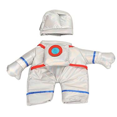 Imagem de Zerodis Roupas para Animais de Estimação Astronauta Cão Traje Macio Poliéster Roupa Confortável para Filhotes e Gatinhos Vestuário para Cães (XL)