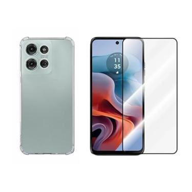 Imagem de Capinha + pelicula de vidro 3D compativel com MOTO G75