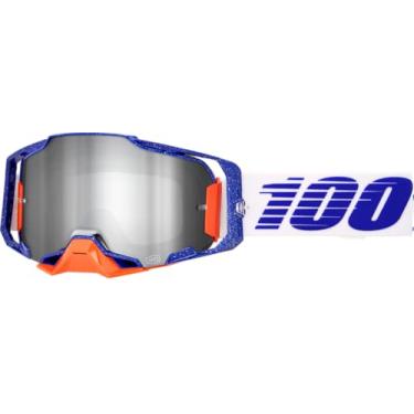 Imagem de 100% Armega Goggles Lavingaad/Lente espelhada prata flash, tamanho único