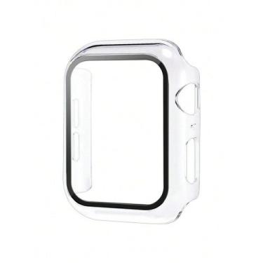 Imagem de case capa de Acrílico com pelicula para apple watch ou compatível tama