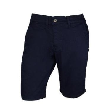Imagem de Bermuda Sarja Masculina Ogochi Essencial Marinho - 003005-Masculino