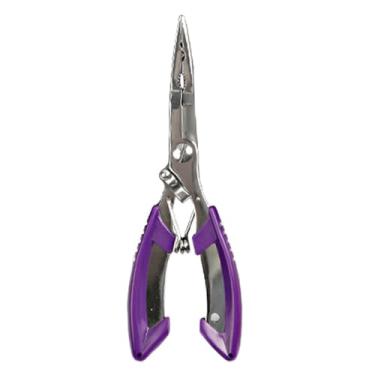 Imagem de Alicate multifuncional para peixes Alicate cortador de linha de pesca Alicate para amarrar linha de pesca Anzóis de pesca Alicate de coleta Alicate de ponta longa Equipamento de pesca