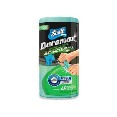 Imagem de Pano Multiuso Scott Duramax Toalha Antibacteriana 48 Unid