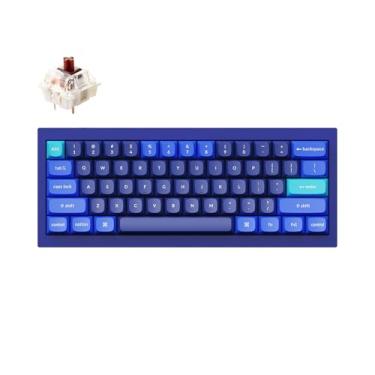 Imagem de Keychron Q4 Teclado mecânico personalizado com fio, macro programável QMK/VIA, alumínio completo, interruptor marrom Gateron G Pro hot-swappable, 60% layout de junta dupla compatível com Mac e Windows